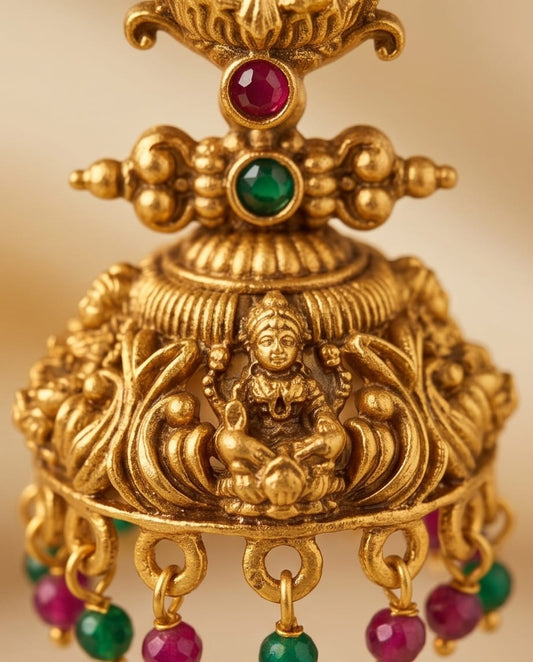 Kavya Lakshmi Tiered Jhumka