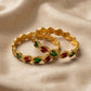 Diya Paisley Enamel Bangles